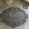 Wooden ( MDF ) Name plate